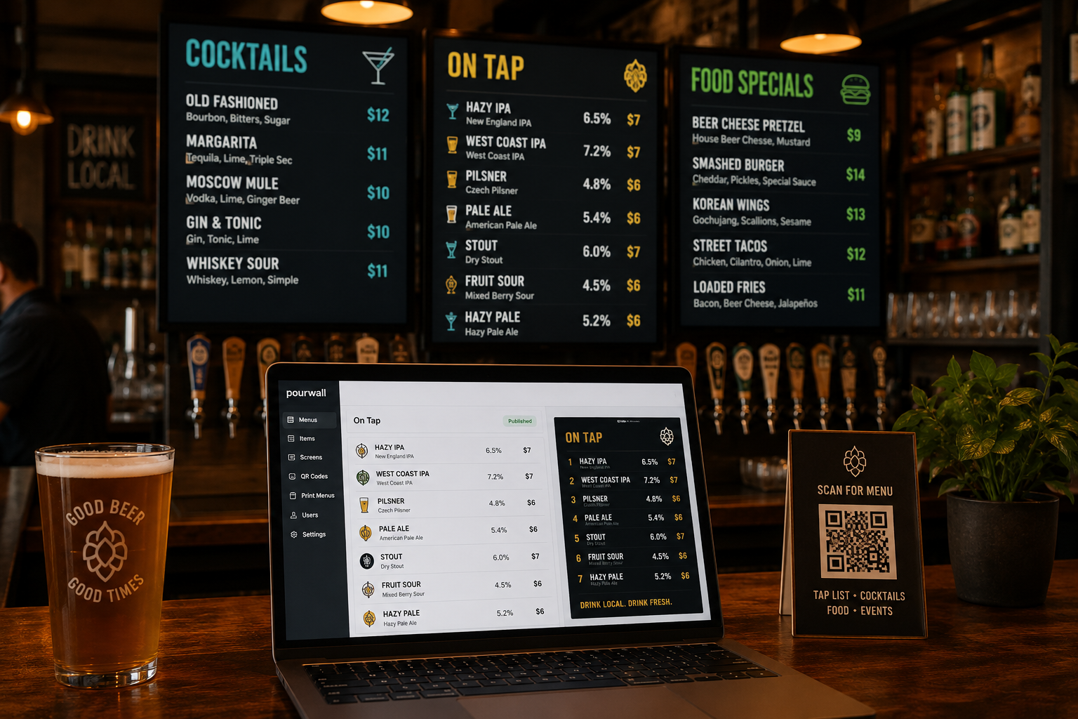Best Digital Menu Software for Bars: What Actually Matters