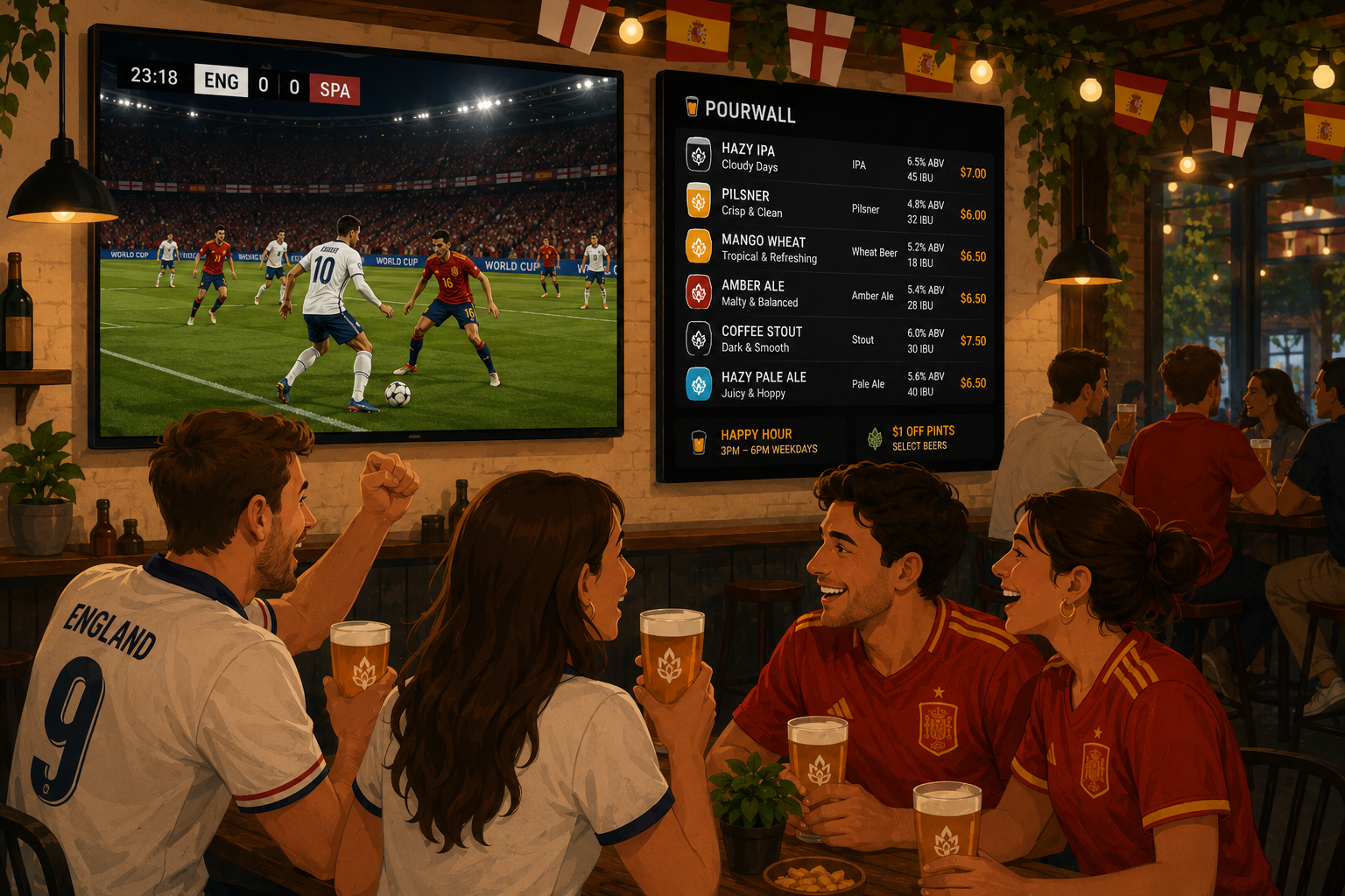 How Bars Can Prep Screens & Menus for World Cup Crowds